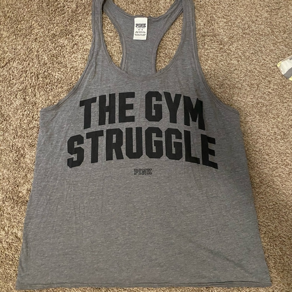The Gym Struggle PINK tank